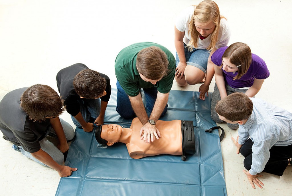 Get first aid and CPR training for a job